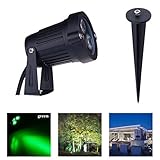 ミニ 3W Green LED IP65 アウトドア防水地中埋込型ライト ガーデン芝生ランプ景観 庭明かり GO-L01-G