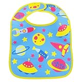 [ビニールベビービブ]赤ちゃん食事エプロン/SPACE/宇宙