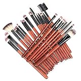 メイクブラシ 24本セット Anjou シャドウブラシ 化粧ブラシ 高級タクロン 木軸