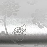 Peel & Stick Flame Retardant Backsplash Wall Decor Grace Silver Pearl Contact Paper Self-Adhesive Wa