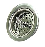 Everflowスピン& SealステンレススチールボディSink Strainer with Basket 7541 with真鍮ナットFits洗面台の3 – 1 / 2インチ – 4インチ開口部4