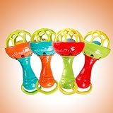 JWBOSS ベル・スティックの赤ちゃん幼児 手おもちゃ 教育ゲームのギフト 幼児 キッズファン 一口 Teether