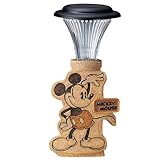 レトロ調ソーラーガーデンライト　ミッキー　（小）