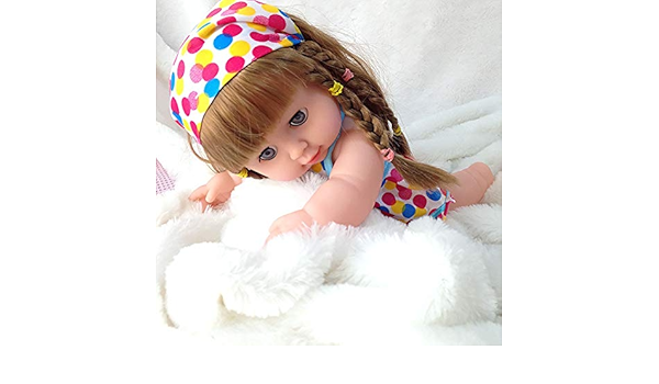 Amazon 子供のシミュレーション赤ちゃん人形日本のかわいい女の子の人形現実的な12インチの赤ちゃん人形かわいい誕生日ギフトシムズ女の子ギフトバービー Multicolor ぬいぐるみ おもちゃ