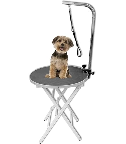 新品　トリミングテーブル　トリミング台　小型犬　トリミング　犬用品　シルバー Amazon.co.jp: トリミングテーブル 折りたたみ 60*45*81cm