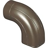 マツ六(Mazroc) 手すり部材 BAUHAUS セレクト 35エンドブラケットカバー付 BD-08B ブラウン