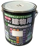 ロックペイント 油性・つや有ウレタン建物用塗料 銀 1.6L H06-0536-6S