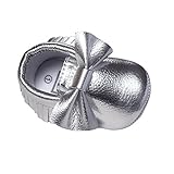 ZOEREA(ゾエレア)　ベビーシューズ　歩行練習シューズ　ソフトソールシューズ　ルームシューズベビー　幼児シューズ　新生児靴　滑り止め　柔らか　出産お祝い　PUシューズ　フリンジと蝶リボン飾り　女の