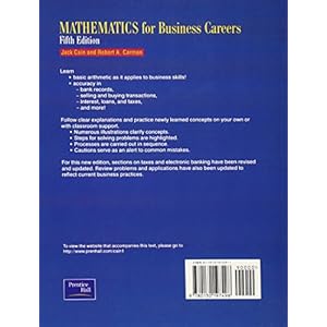 Mathematics for Business Careers