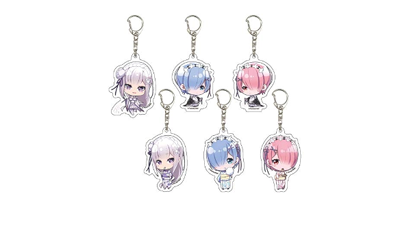 Amazon Re ゼロから始める異世界生活 01 夏ver ミニキャラ アクリルキーホルダー Box アニメ 萌えグッズ 通販