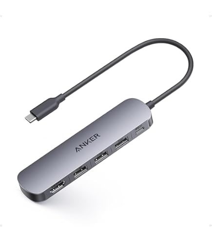 Anker USB C Hub , PowerExpand Adaptador 7 Em 1 , Com HDMI 4K , 100W Power Delivery , Portas De