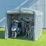 三栄コーポレーション サイクルハウス 自転車 収納庫 ガレージ バイクサイクルハウス 最大6台用タイプ Lサイズ