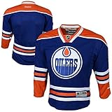 Edmonton Oilers NHLユースサイズPremierステッチチームジャージ – ブルー ブラック