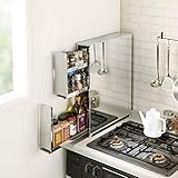 ディノス キッチン用品 調理器具 保存容器 キャニスター オイル 調味料入れ スパイスラック ステンレス製 大量スパイスステーション 3段