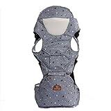 抱っこ紐 キャリア単体でも使える抱っこひも 赤ちゃんを寝かしつけやすい抱っこひも lanova ベビーキャリア 新生児 おんぶもできる (幅広腰ベルト 通気性よい) シルバーグレー