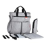 Kesoto マザーズバッグ　ママバッグ　ショルダーバッグ　旅行用バッグ　おむつバッグ　ベビーおむつバッグ　収納用バッグ　全３色 - グレー