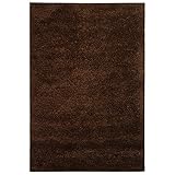 Safavieh Tribeca Collection TRI101D Handmade Brown and Chocolate Wool Area Rug, 6 feet by 9 feet (6'