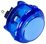 三和電子 ハメ込み式押しボタン30φ クリアブルー OBSC-30-CB