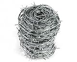 有刺鉄線バーブ　１００ｍ巻　入数１巻（１００ｍ）　ハイロジック