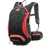MaiTianバイク・バックパック・サイクリング・バックパック水和パック旅行キャンプ/ハイキング用のヘルメットbag15l (ブラック)