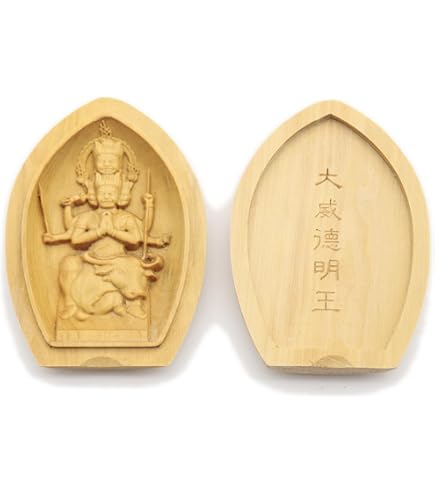 Amazon｜孔雀明王 仏像 木彫仏像守り本尊 除災 孔雀仏母 孔雀王母菩薩