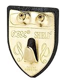 OOK 55005 Shield Picture Hanger Supports Up to 50 Pounds, Brass, 2-Count [並行輸入品]