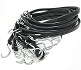 EPDMゴムバンジーストラップ、for Cargo Trailer Tarp Tie Down with Sフック 15inch ATDR15-X2