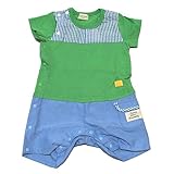 （キッズズー） kids zoo 異素材切替天竺Ｔオール 70 グリーン