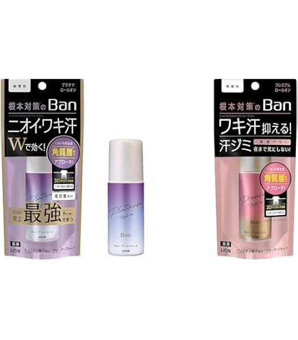 Amazon.co.jp: Ban(バン) 【医薬部外品】汗ブロック プラチナ