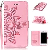 UNEXTATI iPhone8 Plus ケース 落下防止 耐衝撃 液晶保護 手帳型 保護カバー カード収納ホルダー付き スタンド機能 高品質 手触り良い iPhone 8 Plus 対応 ケース 