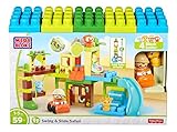 Mega Bloks First Builders Swing & Slide Safari Building Set