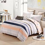 CHENGYI ストライプパターン100％コットンツイルキルトカバーシングルピースダブル秋と冬のキルトカバー ( サイズ さいず : 180*220cm )