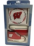 Wisconsin Badgers Baby Fanatic幼児よだれかけ& pre-walker靴ギフトセット
