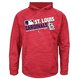 MLB Youth AuthenticコレクションチームChoice Streakフリースパーカー( Youth Medium 10 / 12、Louis Cardinals )