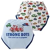 ニシキ　4層はたらくクルマトレーニングパンツ2枚組 サックス  W4133 80cm・W4133S80