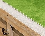フェンス & ウォールスパイクストリップ (マルチパック) 猫よけ 鳥よけ 害獣よけ (半透明) 45cm SP0025CLX50 (50)