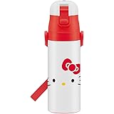 スケーター (skater) スポーツボトル 子供用 ステンレス 水筒 ハローキティ フェイス サンリオ 470ml SDC4