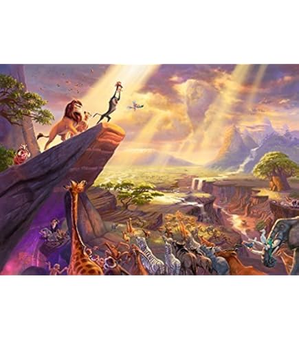抽象油彩画 ライオンキングの世界 ディズニー絵画「ライオンキング」 (Disney/キャンバスアート