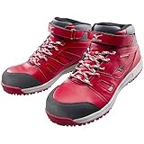 ミズノ　安全靴　（MIZUNO）オールマイティミッドカット　C1GA1702　62レッド　26.5cm