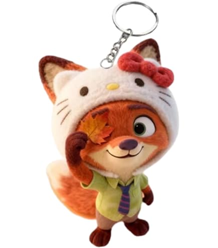 Amazon.co.jp: ズートピア2[キーリング]しっぽ付きキーホルダー/ニック