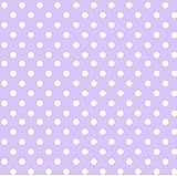 SheetWorld Round Crib Sheets - Pastel Lavender Polka Dots Woven - Made In USA by sheetworld