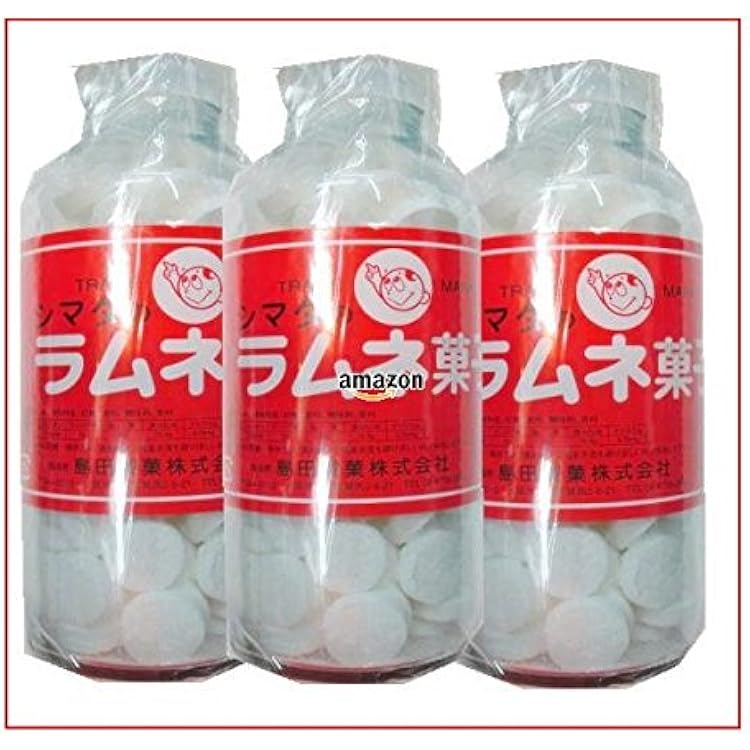 Amazon.co.jp: 島田製菓 フルーツラムネ菓子(大瓶) 250g ミックス