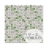 タイル シート リフォーム 陶器タイル 磁器質施釉 タイルシート １ケース（１０枚入り） ピュアリーフ