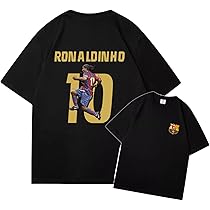 新品 未使用 ゲームシャツ RONALDINHO ロナウジーニョ バルセロナ ロナウジーニョ背番号10 バルセロナ ホーム 25/26 レプリカ