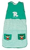 Dream Bag's Baby Sleeping Bag in Velour Green Reindeer - Size1 (0-6m) / 2.5tog by The Baby Sleeping 