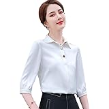 Amazon レディースシャツ 七分袖 台襟 可愛い カジュアルシャツ 洗濯可シャツ 大学生 キャスタ 美容師 制服スーツ 出勤求職面接 Ol事務所服 工装 白 ブルー グレー 緑 紺 赤 パープル ベージュ S Xxxxl 多型 シャツ ブラウス 通販