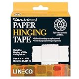 Lineco Water-Activated Gummed Frame/Hinging Tape, 1-Inch x 130-Feet (ANL5330751) by Lineco