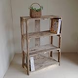 リサイクルウッド シェルフ-5　[3段]