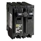 Square D by Schneider Electric hom240cp Homeline 40 Amp two-pole回路ブレーカー