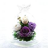 アートフォーシーズン　ペット用　お供え花エンジェル　プリザーブドフラワー (パープル)